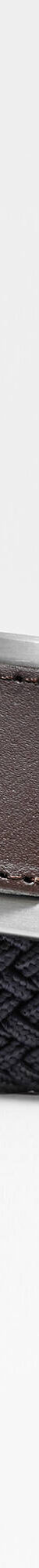Ceinture tressée extensible finitions cuir (marine) Ceinture tressée extensible finitions cuir (marine)